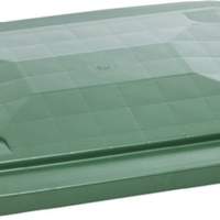 CRAEMER lid L790xW605mm green, HD-polyethylene, for transport container 210l