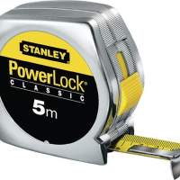 Pocket tape measure PowerLock L.8m chr. KU. case Stanley