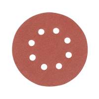 Velcro discs, perforated, 125mm, 120 grit, pack of 10