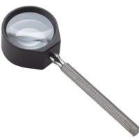 Hand magnifier Tech-Line magnification 8x with metal handle lens diameter 28mm
