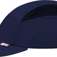 Bump cap VOSS cap modern style, 52-63 cm cobalt blue, microfibre