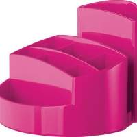 HAN pen holder RONDO 17460-96 9 compartments polystyrene pink
