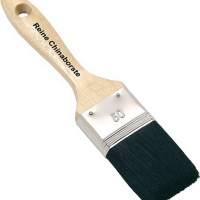 Paint brush professional 3 inch B.75mm flat black mixed bristles professional quality