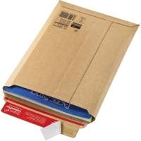 ColomPac shipping bag Rigid Plus DIN A4 self-adhesive corrugated cardboard brown