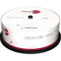 PRIMEON DVD-R 16x 4.7GB 120min. Spindle 25 pcs/pack.