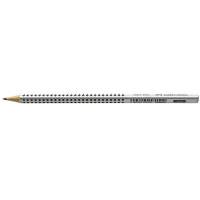 Faber-Castell pencil GRIP 2001 117011 triangular shape H silver-grey