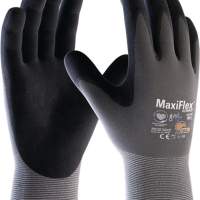 Gloves MaxiFlex Ultimate AD-APT 42-874 size 10 grey/black Nyl.EN388 12 pairs