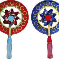 Outdoor active soap bubbles windmill, assorted, from 3 years, 1 piece