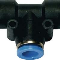 RIEGLER T-connector blue series, 10 mm, L1 27.9 mm