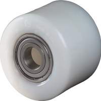 Fork roller polyamide installation L.56mm wheel B.60mm D.82mm axle D.20mm carrying capacity 600kg