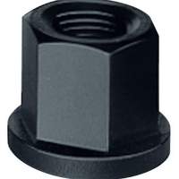 Hexagon nut DIN6331 M 6 tempered with collar strength 10 AMF