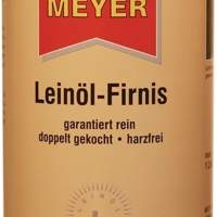MEYER linseed oil varnish honey-colored 1l can, 6 pieces