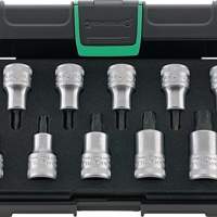 STAHLWILLE socket wrench set 54TX/10, 1/2 inch, T20 - T60, 10 pcs