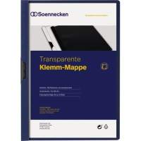 Soennecken clip folder 3317 DIN A4 up to 30 sheets PVC blue