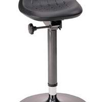 Standing aid professional with round base, stable, anthracite, seat H.650-850mm BIMOS