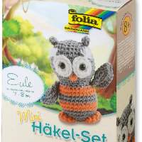 Folia - Mini Crochet Set Owl 7 - 8 cm