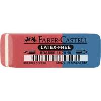 Faber-Castell eraser 187040 18x8x54mm rubber red/blue