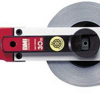 Steel tape measure Ergoline BF L.50m mm/- white Flextop BMI accuracy II