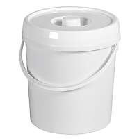 LOCKWEILER diaper pail with lid, white, 11.5l