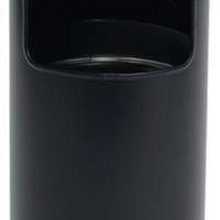 Standing ashtray D.260xH620mm black galvanized inner insert ashtray insert aluminum sieve galvanized