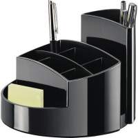 HAN pen holder RONDO 17460-13 9 compartments polystyrene black