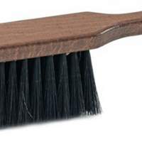 Hand brush horsehair mix L.290mm painted brown light beard