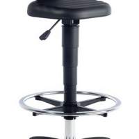 Sit-stand chair Flex with glides, foot ring, back support Integralsch. Seat H.510-780