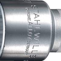 STAHLWILLE socket wrench insert 50, 1/2 inch, 12-point, S 12mm, length 38mm