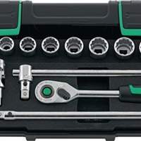 STAHLWILLE socket wrench set 45/14/5i QR, 3/8 inch, SW 8-22mm, Z80 12 point, 19 pcs