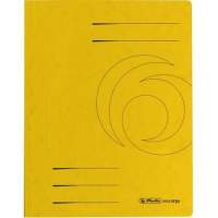 Herlitz loose-leaf binder 10902914 DIN A4 color chipboard yellow