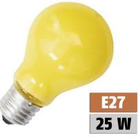 Bulb PHILOS A60 special bulb E27, 230V, 25W, shockproof, yellow