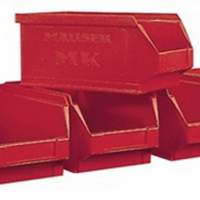 Storage box set red MK6 L.85/65mm W.100/95mm H.50mm Set of 6