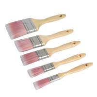 Paint brush with synthetic bristles, 5 pcs. sentence