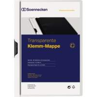 Soennecken clip folder 3314 DIN A4 up to 30 sheets PVC white