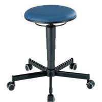 Swivel stool with wheels imitation leather Seat H.460-630mm Seat D.350mm BIMOS