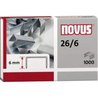 NOVUS staple 26/6 040-0056 galvanized 1,000 pcs./pack.