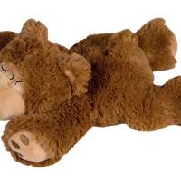 WARMIES® Bed Bear Sleepy brown