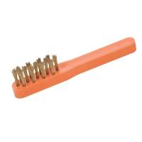 Spark plug brush with plastic handle, 150mm, 10 pieces