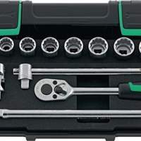 STAHLWILLE socket wrench set 45/14/5i, 13/8 inch, SW 8-22mm, 12-point, 19 pcs