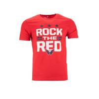 Fanatics NHL Iconic Hometown Rock the Red T-Shirt Washington Capitals M L XL 2XL
