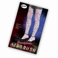 Mesh panty AirBrush sexy accessoire voor popfeest carnaval