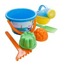 Bucket set with watering can, 6 pieces