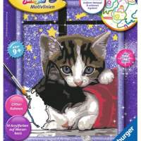 Ravensburger painting by numbers: cuddling kittens