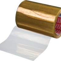 Label protective film 4204 length 66m width 150mm transparent PVC film tesa, 2 pieces.