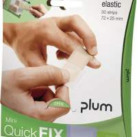 Plaster dispenser QuickFix Mini Plaster 30 pcs. PLUM