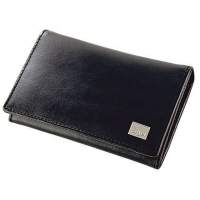 Sigel business card folder Torino VZ200 max. 30 cards leather black