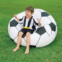 Soccer chair, inflatable, approx. 114x112x71cm, 1 piece
