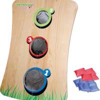 Outdoor active toss game, made of wood