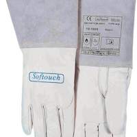 Welding gloves size XL (9.5) natural leather/soft touchEN388,EN12477,EN1149-2 10PAIR