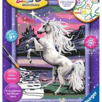 Ravensburger painting by numbers: magical unicorn